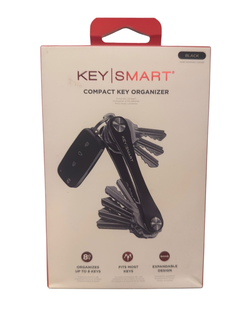 KeySmart Classic Original Compact Key Organizer Holds Up To 8 Keys NWT